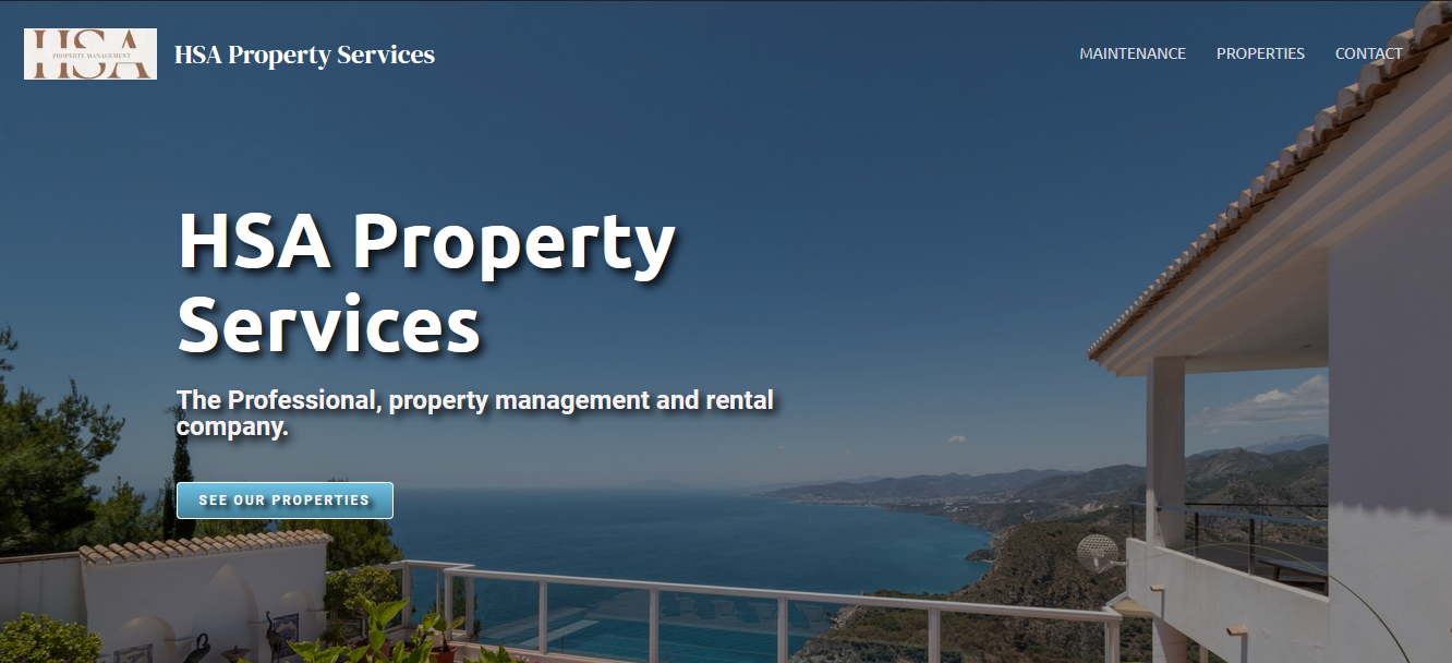 A property rentals website